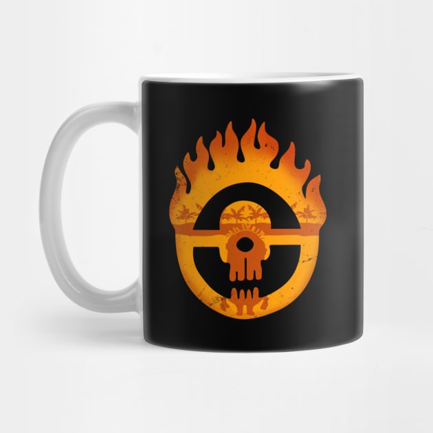 Cute 80s Apocalyptic Movie Flame Logo by BoggsNicolas